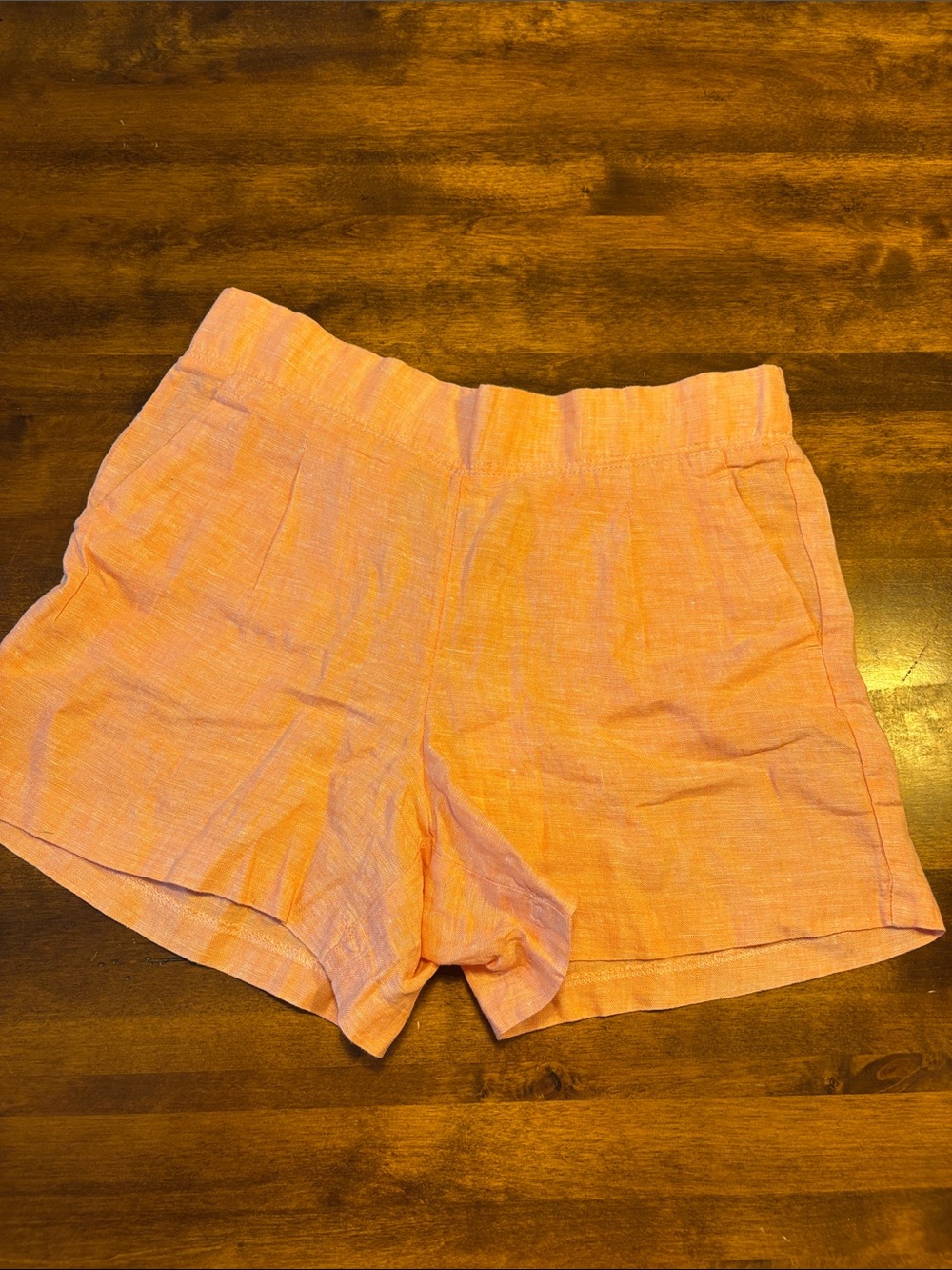 Lilly Pulitzer Peach-Orange Captiva Linen Short